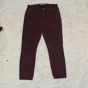 7 for all mankind skinny jeans sz 27 b(air)